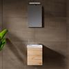 RIHO Porto mobile con lavamani Fountain integrato, con specchio, F014002DP6+W018002005+F014113ALU+204927, Porto [Mobili da Bagno > Set Mobili da Bagno]