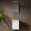 RIHO Porto mobile con lavamani Fountain integrato, con specchio, F014002DP0+W018002005+F014113ALU+204927, Porto [Mobili da Bagno > Set Mobili da Bagno]
