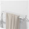 Viverso AGA Design L portasciugamani, AL4660WM, AGA Design L bianco opaco [Accessori Bagno > Portasciugamani]