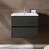 RIHO Porto mobile con lavabo Square integrato, 2 scomparti estraibili, F014003DP5+W018004005, Wave Porto [Mobili da Bagno > Mobili con Lavabo Integrato]