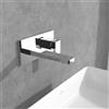 Villeroy & Boch Architectura Square rubinetto lavabo, installazione a parete, TVW12500300061, Architectura Square cromo [Rubinetteria Bagno > Rubinetteria Lavabo]