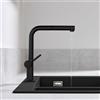 hansgrohe Talis M54 rubinetto da cucina, bassa pressione, orientabile, estraibile, 72860670, Talis M54 nero opaco [Rubinetteria da Cucina > Rubinetti da Cucina]