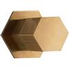 Mamoli Hexagonal valvola deviatrice a 3 vie, SET incluso corpo incasso, 255300000027, Hexagonal ottone patina [Rubinetteria Bagno > Rubinetteria Doccia]