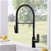 Fortis Lica flex rubinetto da cucina con 2 tipi di getto, orientabile, bocca in silicone flessibile, 1855700MB, Lica nero opaco [Rubinetteria da Cucina > Rubinetti da Cucina]