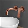 Mariner Tao rubinetto lavabo a parete proiezione: 212 mm, incluso corpo incasso smart, TAO1111-RS+INT0055-00+BOT0058-RS, Tao rame opaco vintage [Rubinetteria Bagno > Rubinetteria Lavabo]