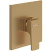 Villeroy & Boch Architectura Square rubinetto doccia da incasso con miscelatore, TVS12500200076, Architectura Square oro spazzolato [Rubinetteria Bagno > Rubinetteria Doccia]