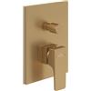 Villeroy & Boch Architectura Square miscelatore monocomando, per vasca e doccia, TVS12500300076, Architectura Square oro spazzolato [Rubinetteria Bagno > Rubinetteria Doccia]