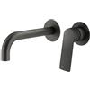 Mariner Tao rubinetto lavabo a parete proiezione: 250 mm, per corpo incasso smart, TAO1111-GR+BOT0258-GR, Tao grafite opaco [Rubinetteria Bagno > Rubinetteria Lavabo]