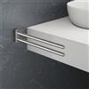 Viverso x one barra portasciugamani P: 350 mm, 2 bracci, orientabile, VL4400BN, x one nichel spazzolato [Accessori Bagno > Portasciugamani]