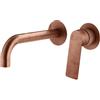 Mariner Tao rubinetto lavabo a parete proiezione: 250 mm, per corpo incasso smart, TAO1111-RS+BOT0258-RS, Tao rame opaco vintage [Rubinetteria Bagno > Rubinetteria Lavabo]