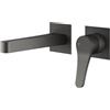 Mariner Kobra rubinetto lavabo a parete, proiezione: 174 mm, incluso corpo incasso smart, KOB1111-GR+INT0055-00+BOQ0060-GR, Kobra grafite opaco [Rubinetteria Bagno > Rubinetteria Lavabo]