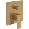 Villeroy & Boch Subway 3.0 miscelatore monocomando, per vasca e doccia, TVS11200300076, Subway 3.0 oro spazzolato [Rubinetteria Bagno > Rubinetteria Doccia]