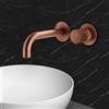 Mariner Logica Shine rubinetto lavabo a parete proiezione: 212 mm, incluso corpo incasso smart, LOS1111-RS+INT0055-00+BOT0058-RS, Logica Shine rame opaco vintage [Rubinetteria Bagno > Rubinetteria Lavabo]
