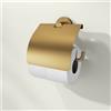 Viverso x sense porta rotolo, aperto, con coperchio, VR2000BG, x sense oro spazzolato [Accessori Bagno > Porta Rotolo]