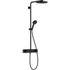 hansgrohe Pulsify S colonna doccia con termostatico, 24220670, Pulsify S nero opaco [Rubinetteria Bagno > Colonne Doccia]