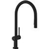 hansgrohe Talis M54 rubinetto da cucina, estraibile, orientabile, 72842670, Talis M54 nero opaco [Rubinetteria da Cucina > Rubinetti da Cucina]