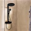hansgrohe Rainfinity colonna doccia con termostatico, 26853670, Rainfinity nero opaco/grafite [Rubinetteria Bagno > Colonne Doccia]