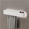 Viverso AGA Design U set accessori bagno per vasca, incl. illuminazione, AGA-BW80LED-WM#SET2, AGA Design U bianco opaco [Accessori Bagno > Set di accessori da bagno]