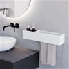 Viverso AGA Design U set accessori bagno per lavabo, AGA-WT60-WM#SET2, AGA Design U bianco opaco [Accessori Bagno > Set di accessori da bagno]