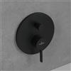 Villeroy & Boch Dawn miscelatore monocomando, per vasca e doccia, TVS106353110K5, Dawn nero opaco [Rubinetteria Bagno > Rubinetteria Doccia]