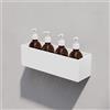 Viverso AGA Design U mensola con dispenser per sapone, AU2440WM#Set7, AGA Design U bianco opaco/bianco [Accessori Bagno > Mensole Doccia]