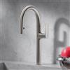 Fortis Mosa extend rubinetto da cucina con 2 tipi di getto, orientabile, bocca estraibile, 0959100SS, Mosa acciaio inox spazzolato [Rubinetteria da Cucina > Rubinetti da Cucina]