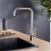 Fortis Lica rubinetto da cucina, orientabile, 1857200SS, Lica acciaio inox spazzolato [Rubinetteria da Cucina > Rubinetti da Cucina]