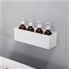 Viverso AGA Design U mensola con dispenser per sapone, AU2440WM#Set9, AGA Design U bianco opaco/bianco [Accessori Bagno > Mensole Doccia]