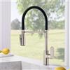 Fortis Lica flex rubinetto da cucina con 2 tipi di getto, orientabile, bocca in silicone flessibile, 1555700SS, Lica acciaio inox spazzolato [Rubinetteria da Cucina > Rubinetti da Cucina]