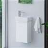evineo ineo4 mobile La: 33 cm, 1 anta destra, con maniglia, per Villeroy & Boch Avento lavabi per le mani,, BE0801WM, ineo4 [Mobili da Bagno > Mobili Lavabo]