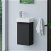evineo ineo4 mobile La: 33 cm, 1 anta destra, con maniglia, per Villeroy & Boch Avento lavabi per le mani,, BE0801BM, ineo4 [Mobili da Bagno > Mobili Lavabo]