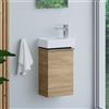 evineo ineo4 mobile La: 33 cm, 1 anta sinistra, con maniglia, per Villeroy & Boch Avento lavabi per le mani,, BE0800OA, ineo4 [Mobili da Bagno > Mobili Lavabo]