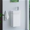 evineo ineo4 mobile La: 33 cm, 1 anta sinistra, con maniglia, per Villeroy & Boch Avento lavabi per le mani,, BE0800WM, ineo4 [Mobili da Bagno > Mobili Lavabo]