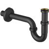 Viega Plus sifone L: 30 A: 23 cm, 818142, Plus nero opaco [Rubinetteria Bagno > Sistemi di Scarico]