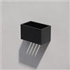Viverso AGA Design U mensola, AU2420BM#Set1, AGA Design U nero opaco [Accessori Bagno > Mensole Doccia]