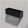 Viverso AGA Design U mensola, AU2440BM#Set1, AGA Design U nero opaco [Accessori Bagno > Mensole Doccia]