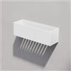 Viverso AGA Design U mensola, AU2440WM#Set1, AGA Design U bianco opaco [Accessori Bagno > Mensole Doccia]