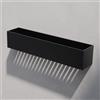 Viverso AGA Design U mensola, AU2460BM#Set1, AGA Design U nero opaco [Accessori Bagno > Mensole Doccia]