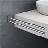 Viverso x one barra portasciugamani P: 450 mm, 2 bracci, orientabile, VL4401CR, x one cromo [Accessori Bagno > Portasciugamani]
