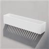 Viverso AGA Design U mensola, AU2460WM#Set1, AGA Design U bianco opaco [Accessori Bagno > Mensole Doccia]