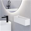 Viverso AGA Design U mensola, AU2440WM#Set2, AGA Design U bianco opaco [Accessori Bagno > Mensole Doccia]