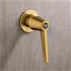 Mamoli GIO Ponti rubinetto doccia monocomando per 1 uscita, 3520PE00000G, GIO Ponti ottone spazzolato [Rubinetteria Bagno > Rubinetteria Doccia]