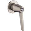 Mamoli GIO Ponti rubinetto doccia monocomando per 1 uscita, 3520PE00000F, GIO Ponti acciaio inox spazzolato [Rubinetteria Bagno > Rubinetteria Doccia]