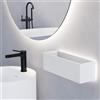 Viverso AGA Design U mensola, incl. illuminazione, AU2440WM#Set3, AGA Design U bianco opaco [Accessori Bagno > Mensole Doccia]