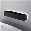 Viverso AGA Design U mensola, incl. illuminazione, AU2460BM#Set3, AGA Design U nero opaco [Accessori Bagno > Mensole Doccia]