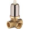 Mamoli GIO Ponti corpo incasso per rubinetto doccia con 1 uscita, 3520PI00002F, GIO Ponti acciaio inox spazzolato [Rubinetteria Bagno > Accessori di Montaggio per Rubinetteria Bagno]