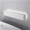 Viverso AGA Design U mensola, incl. illuminazione, AU2460WM#Set3, AGA Design U bianco opaco [Accessori Bagno > Mensole Doccia]