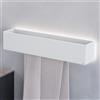Viverso AGA Design U portasciugamani incl. illuminazione, AU4660WM#Set1, AGA Design U bianco opaco [Accessori Bagno > Portasciugamani]