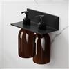 Viverso AGA Design L mensola con dispenser per sapone, AL1020BM#Set1, AGA Design L [Accessori Bagno > Mensole Doccia]