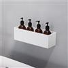Viverso AGA Design U mensola con dispenser per sapone, AU2440WM#Set5, AGA Design U bianco opaco/nero [Accessori Bagno > Mensole Doccia]